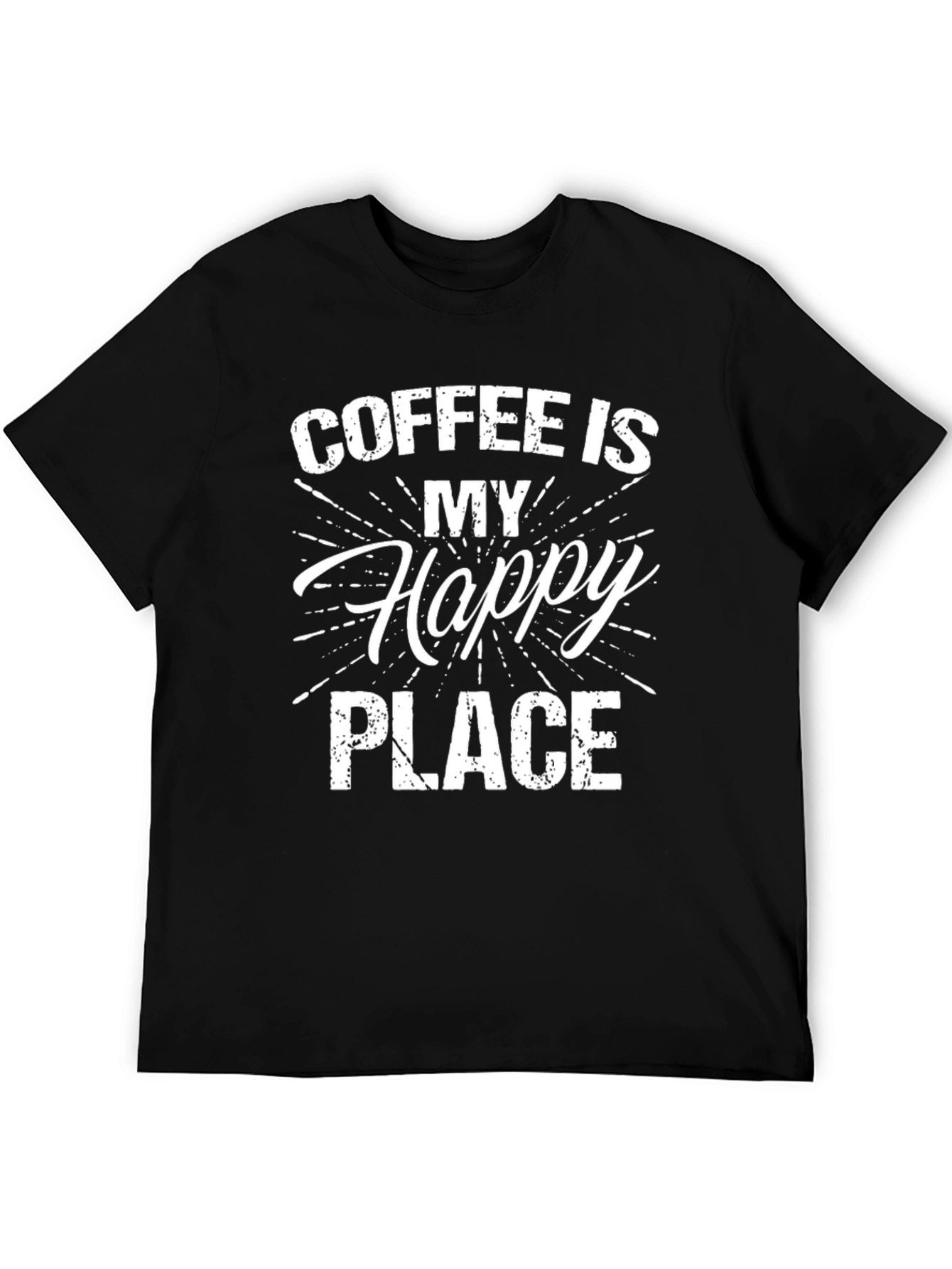 Coffee is My Happy Place Graphic T-Shirt