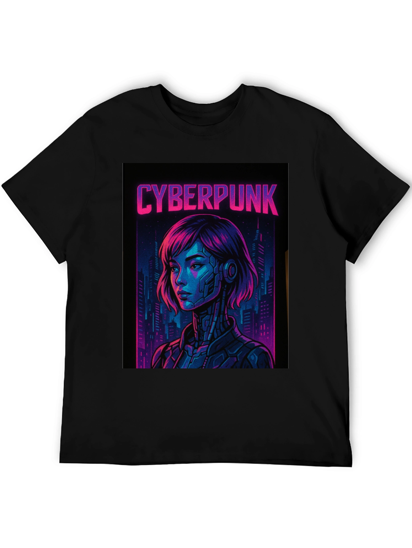 Cyberpunk Graphic Tee - Urban Style T-Shirt