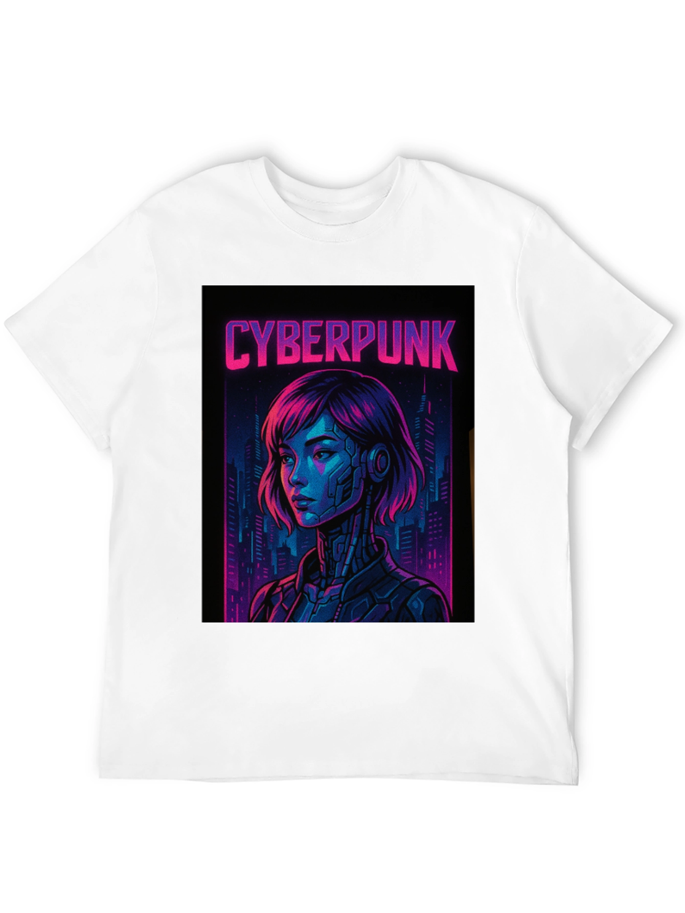 Cyberpunk Graphic Tee - Urban Style T-Shirt