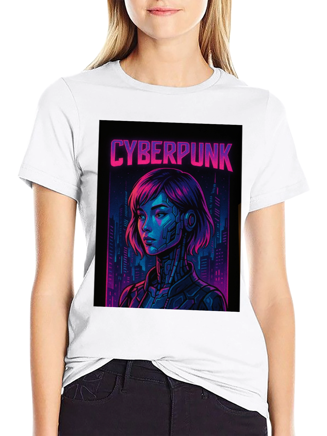 Cyberpunk Graphic Tee - Urban Style T-Shirt