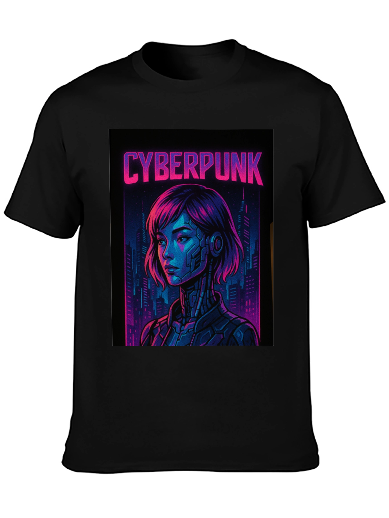 Cyberpunk Graphic Tee - Urban Style T-Shirt