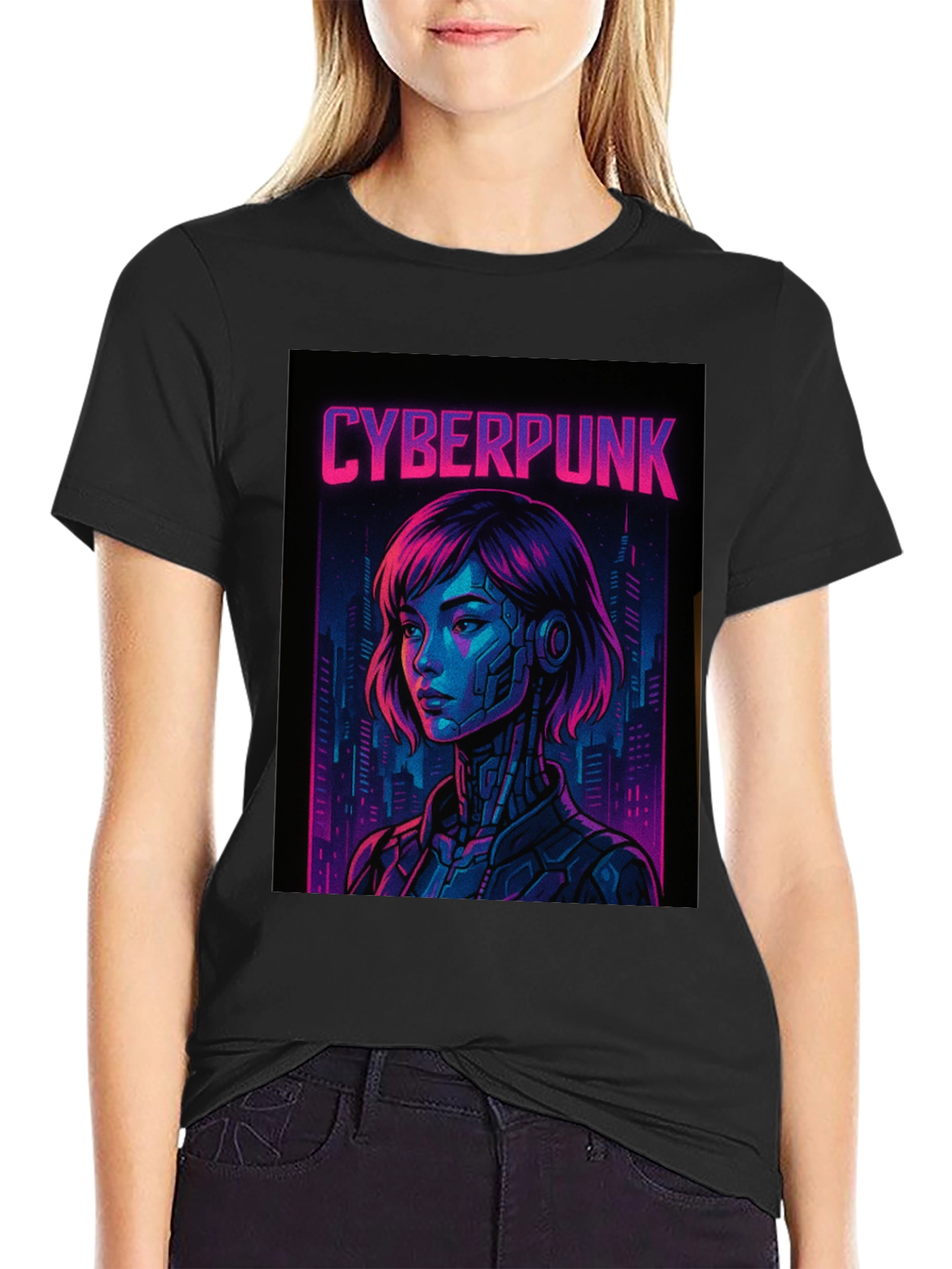 Cyberpunk Graphic Tee - Urban Style T-Shirt