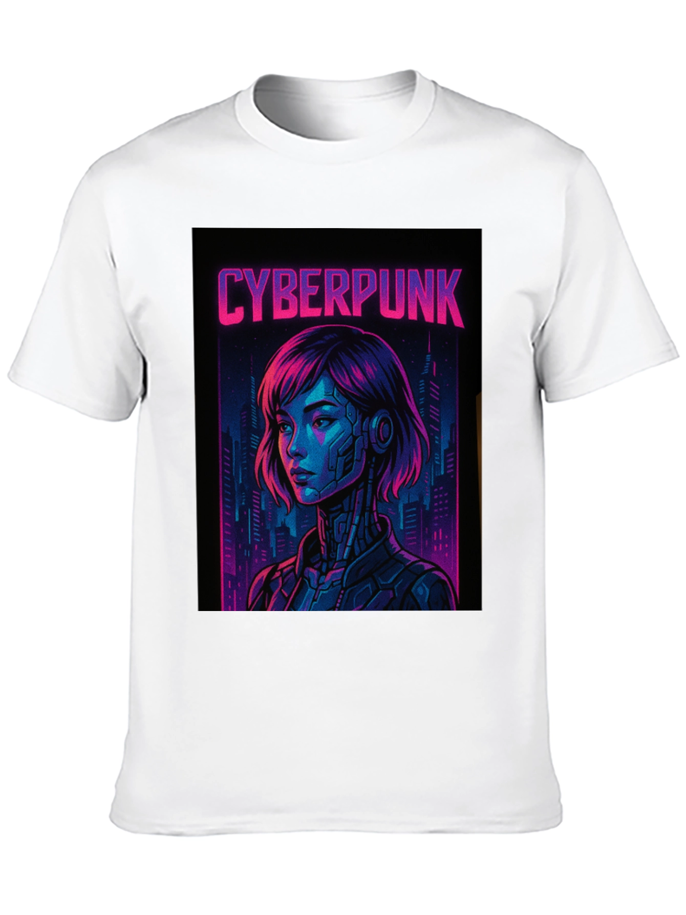 Cyberpunk Graphic Tee - Urban Style T-Shirt
