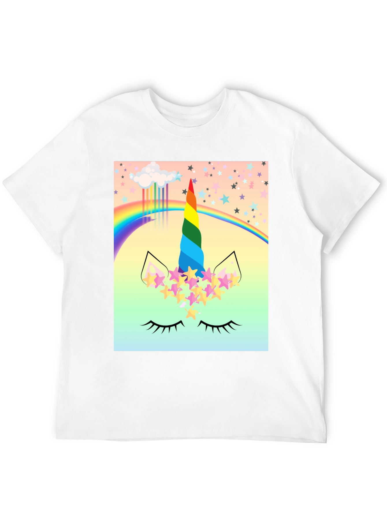 Rainbow Unicorn Graphic Tee
