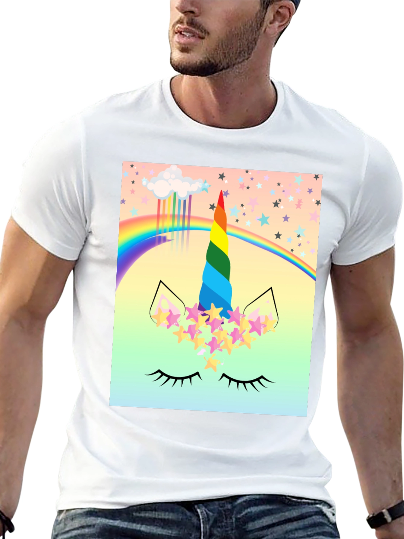 Rainbow Unicorn Graphic Tee