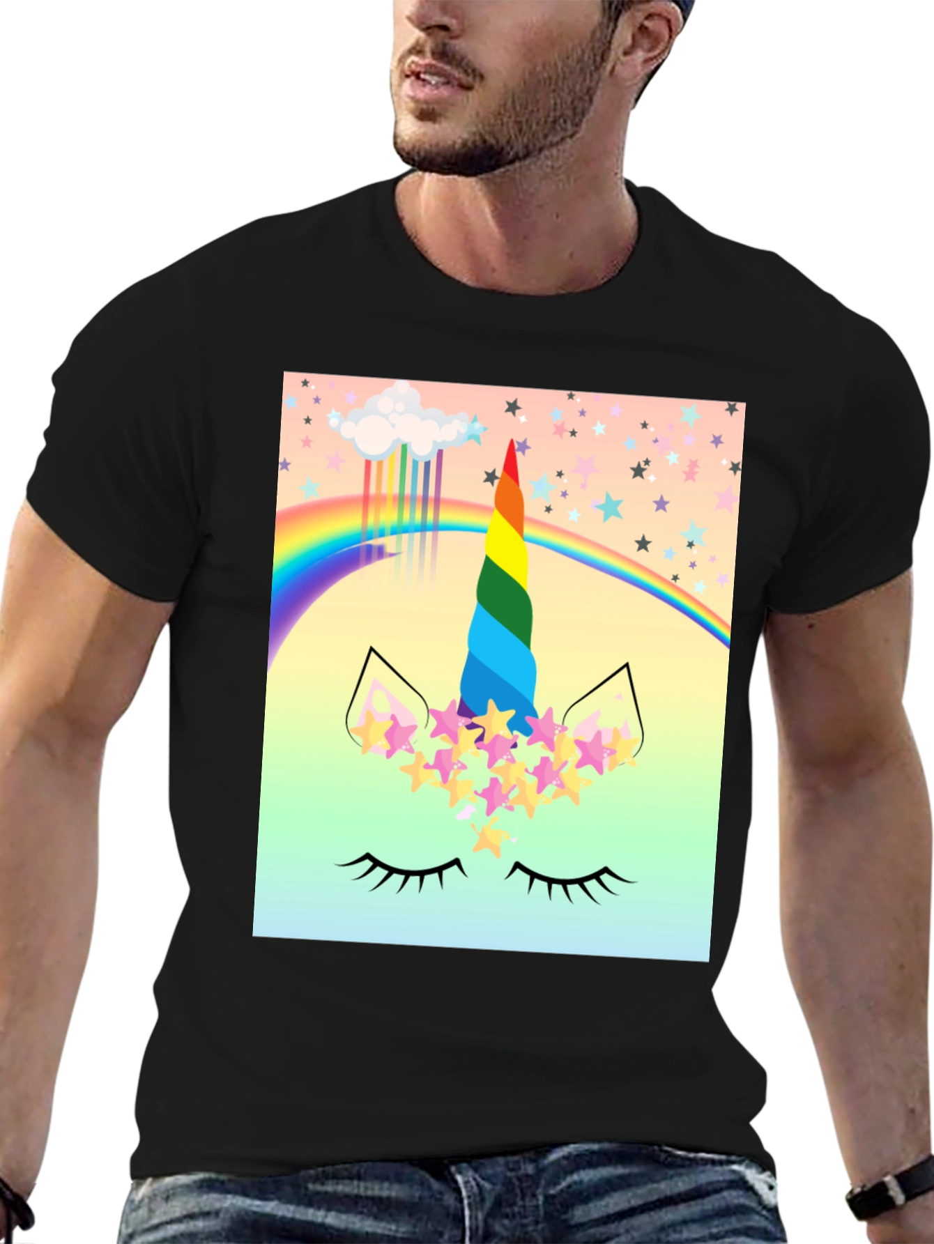 Rainbow Unicorn Graphic Tee