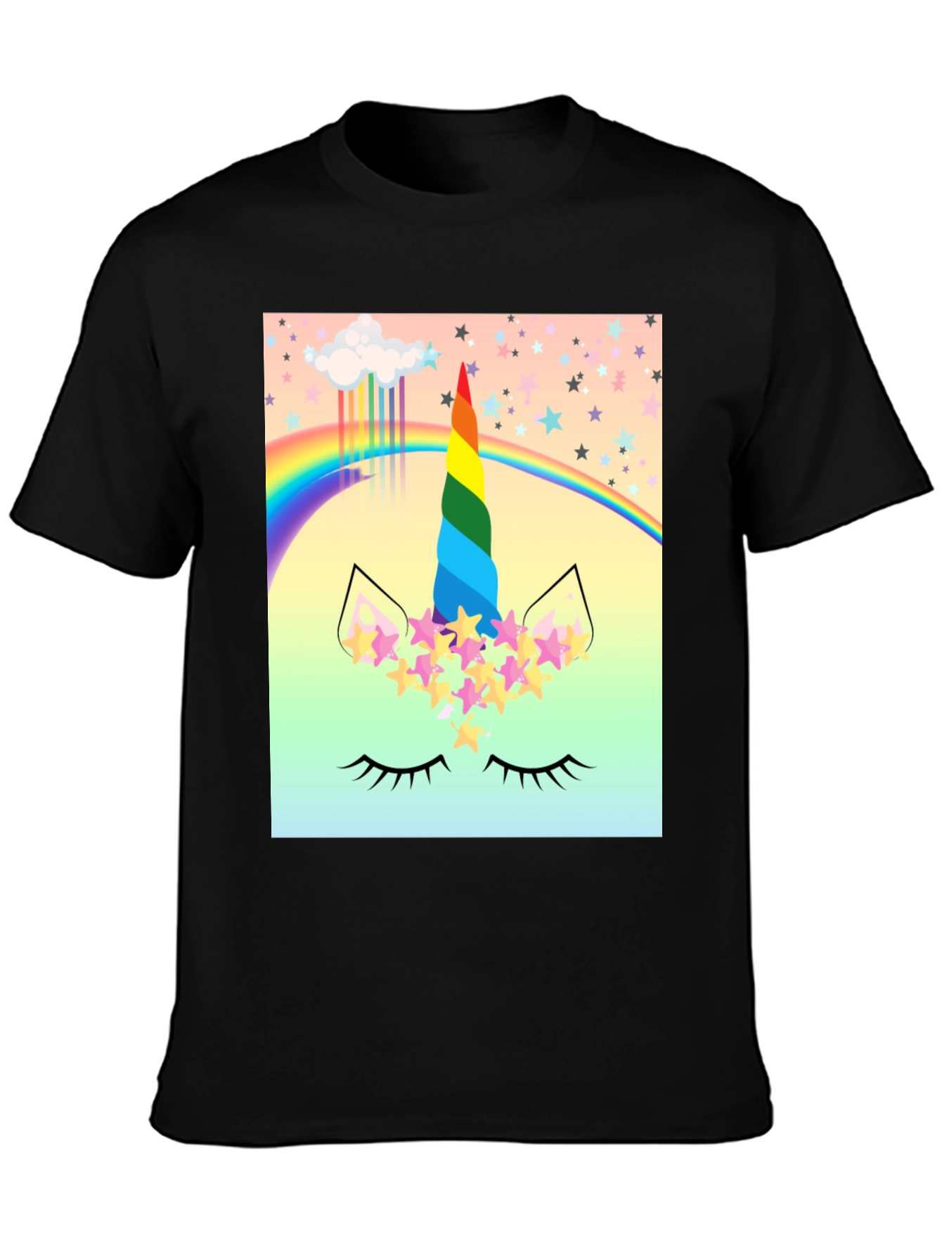 Rainbow Unicorn Graphic Tee