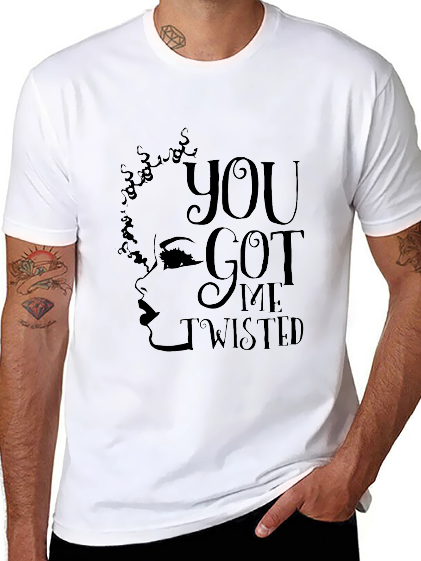 You Got Me Twisted Graphic T-Shirt