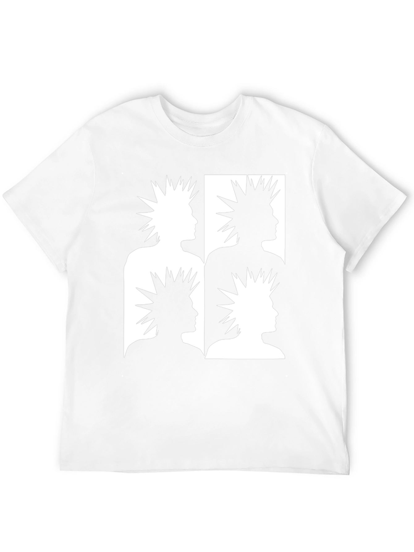 Retro Punk Rock Graphic Tee - Black