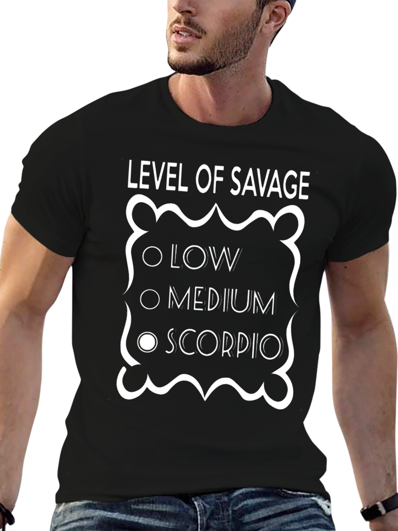 Level of Savage Scorpio Zodiac T-Shirt