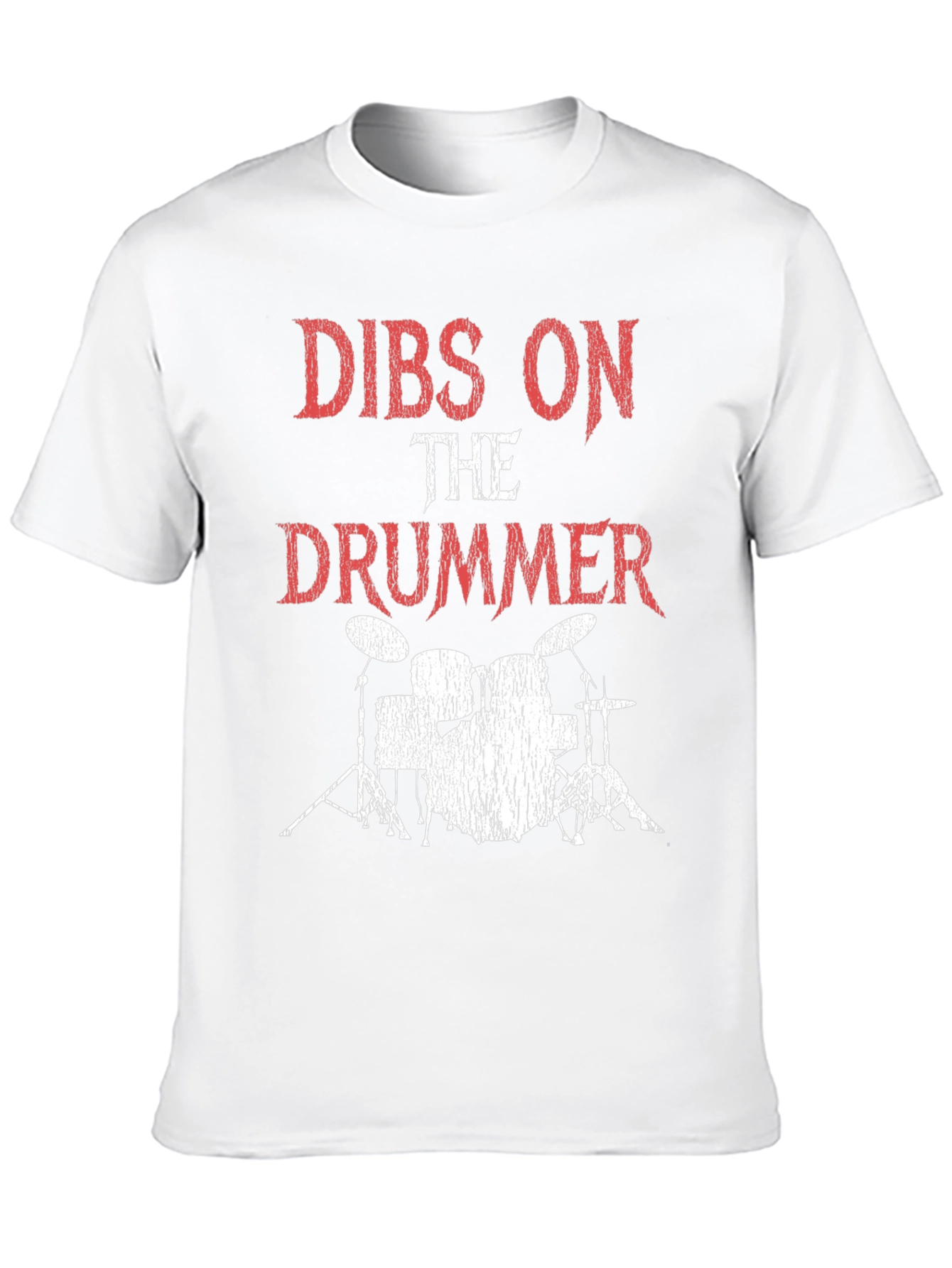 Dibs on the Drummer Graphic Tee - Black