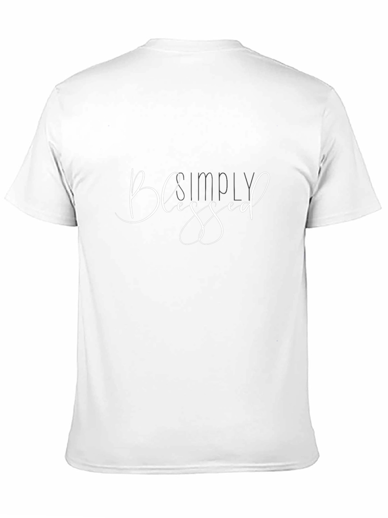 Simply Blessed Black T-Shirt