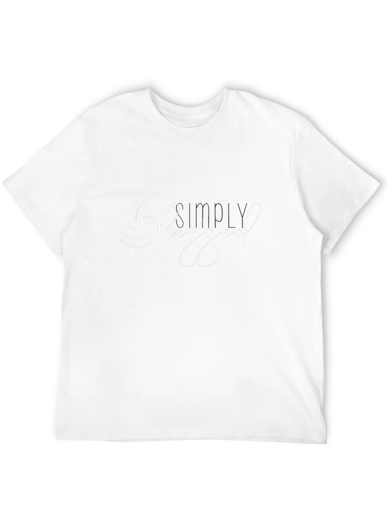 Simply Blessed Black T-Shirt