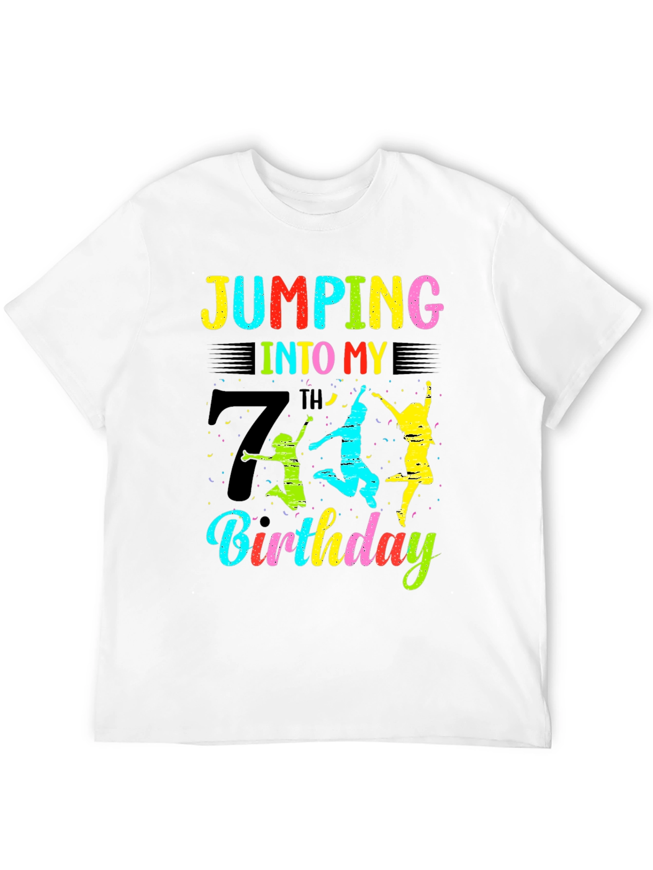 Jumping Into My 7th Birthday T-Shirt