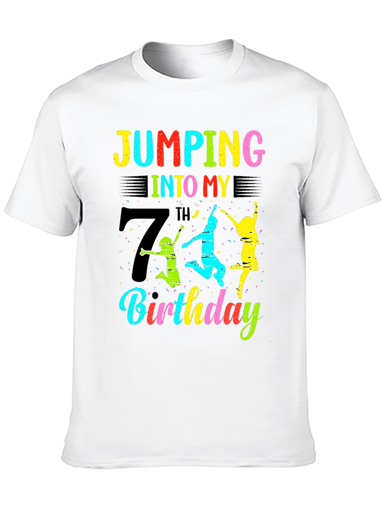 Jumping Into My 7th Birthday T-Shirt