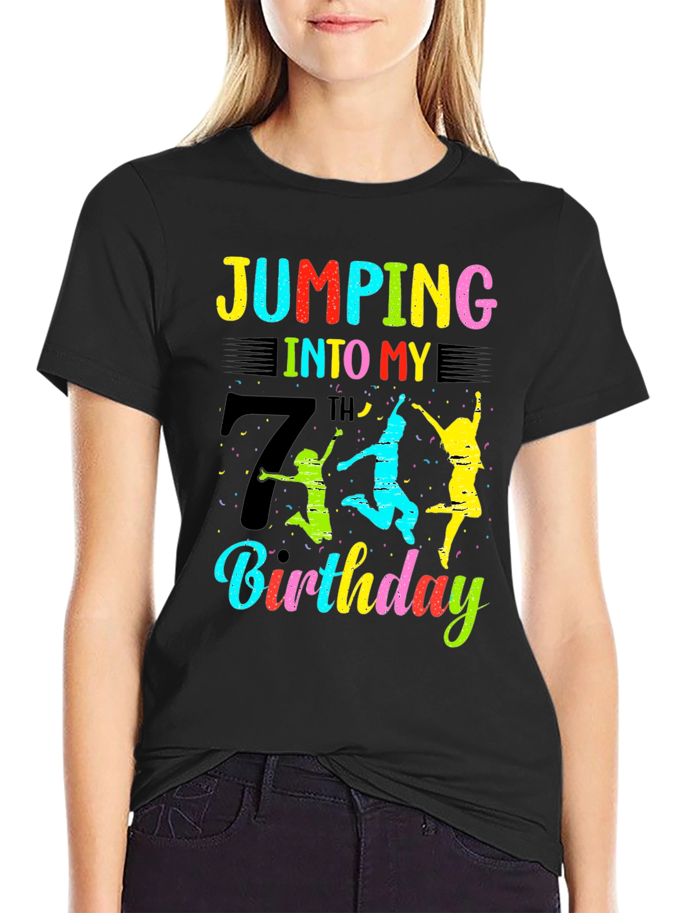 Jumping Into My 7th Birthday T-Shirt