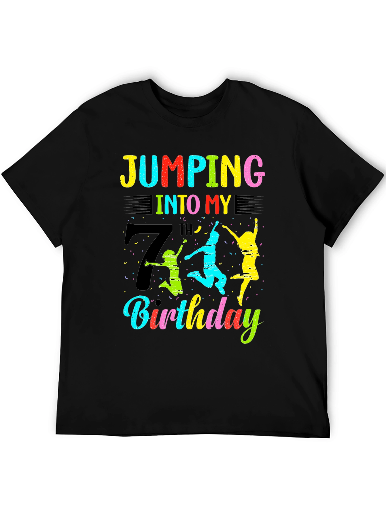Jumping Into My 7th Birthday T-Shirt
