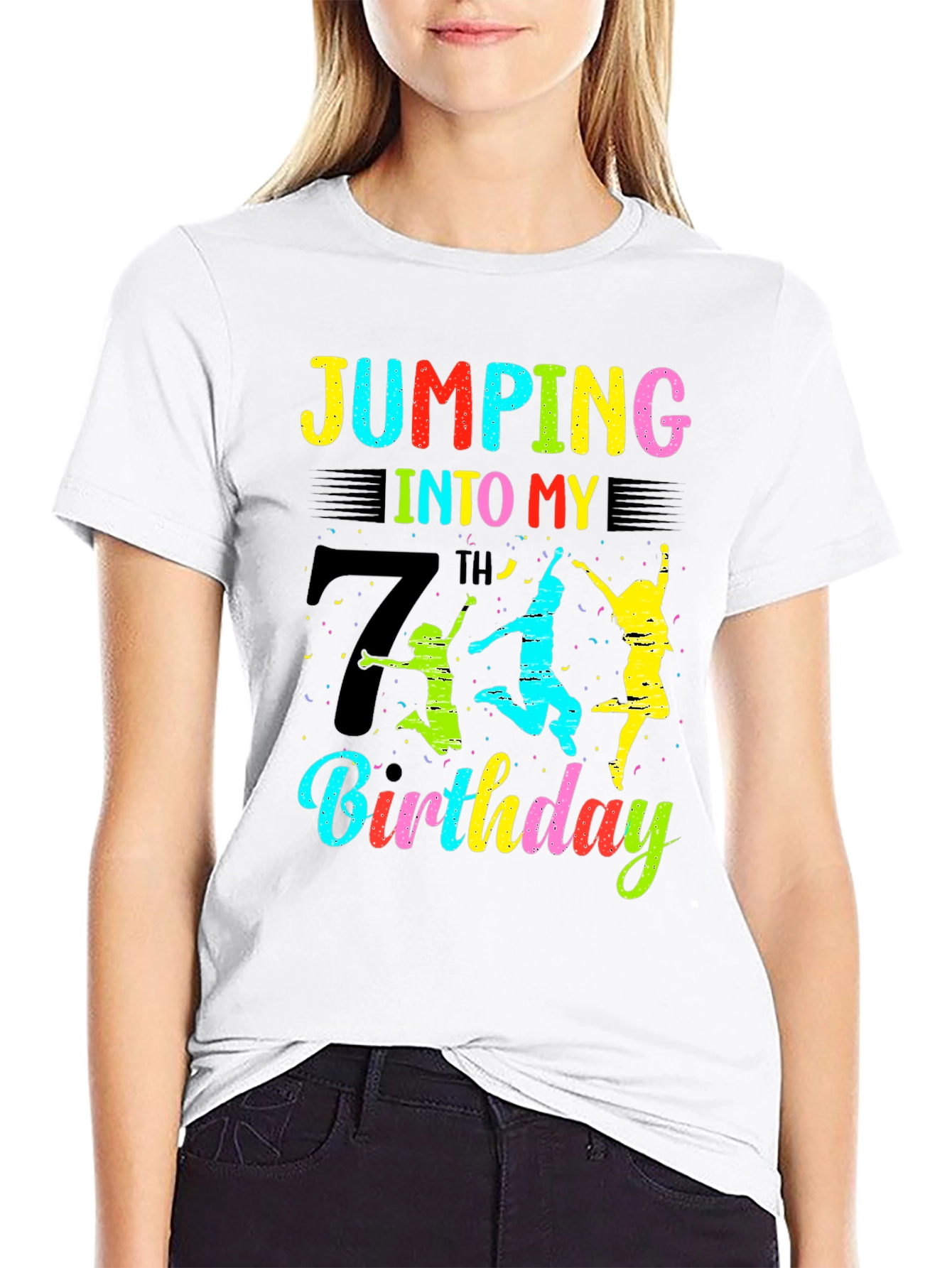 Jumping Into My 7th Birthday T-Shirt