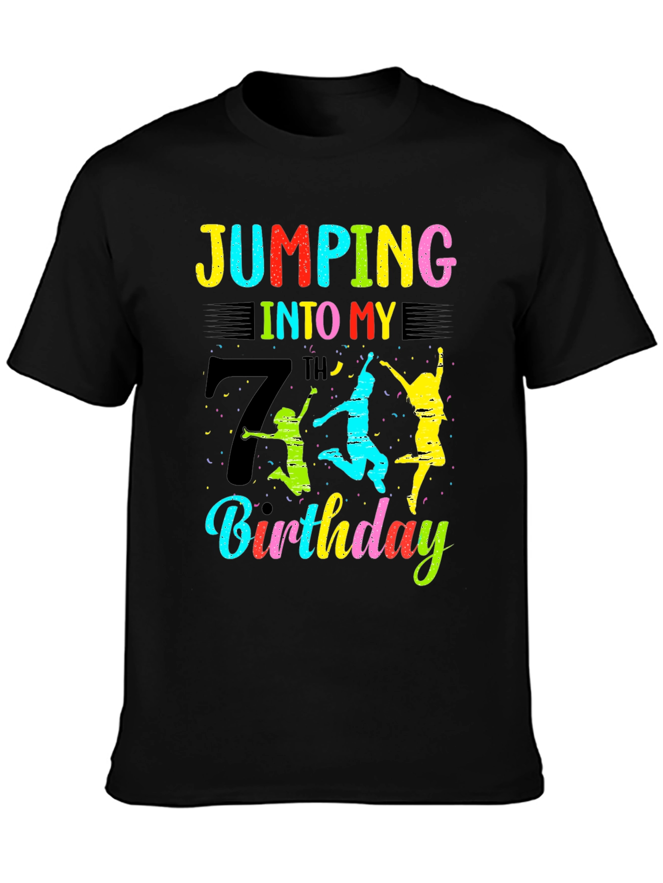 Jumping Into My 7th Birthday T-Shirt
