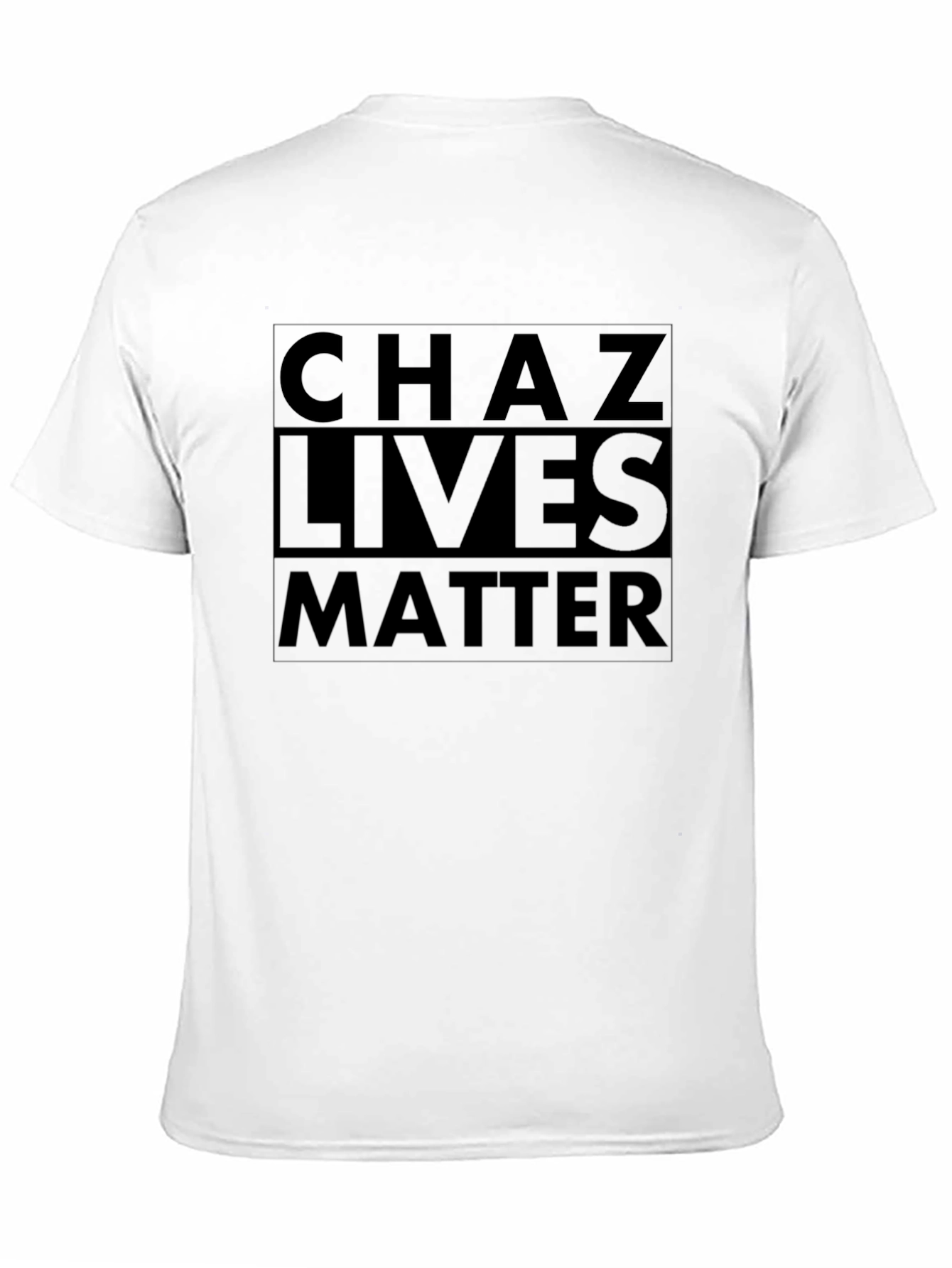 Chaz Lives Matter Black Graphic Tee - Modern Casual