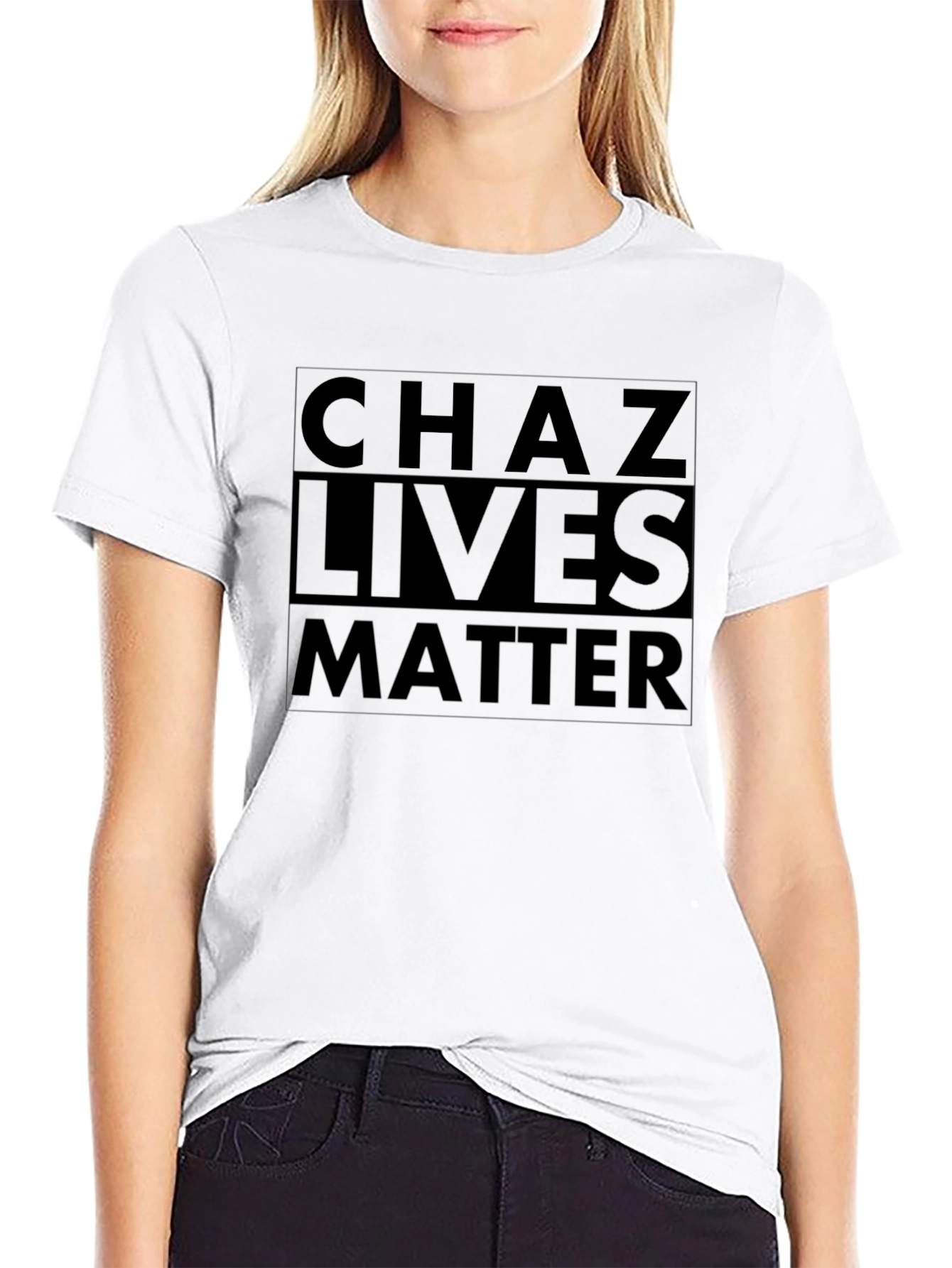 Chaz Lives Matter Black Graphic Tee - Modern Casual