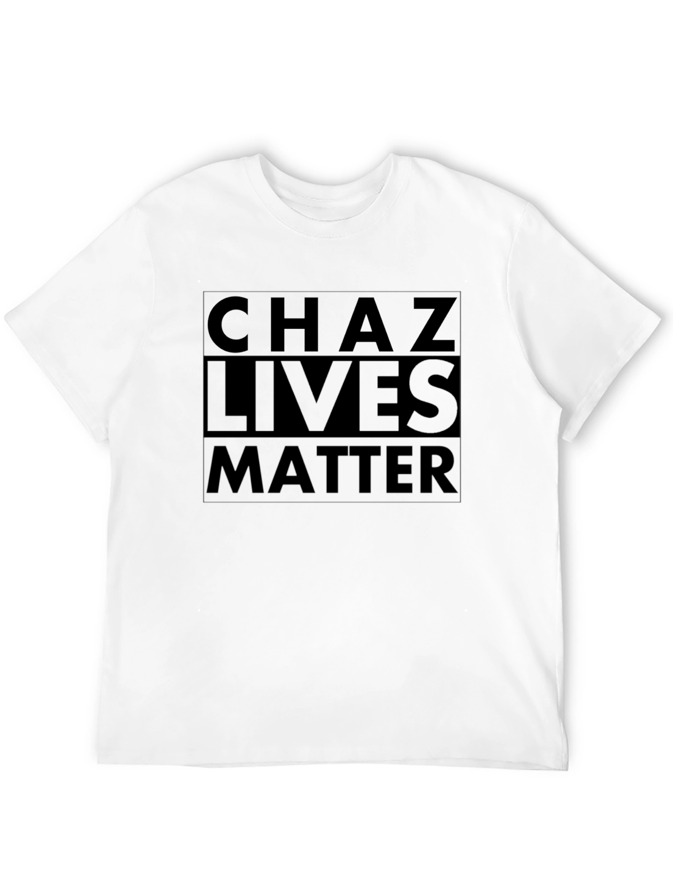 Chaz Lives Matter Black Graphic Tee - Modern Casual