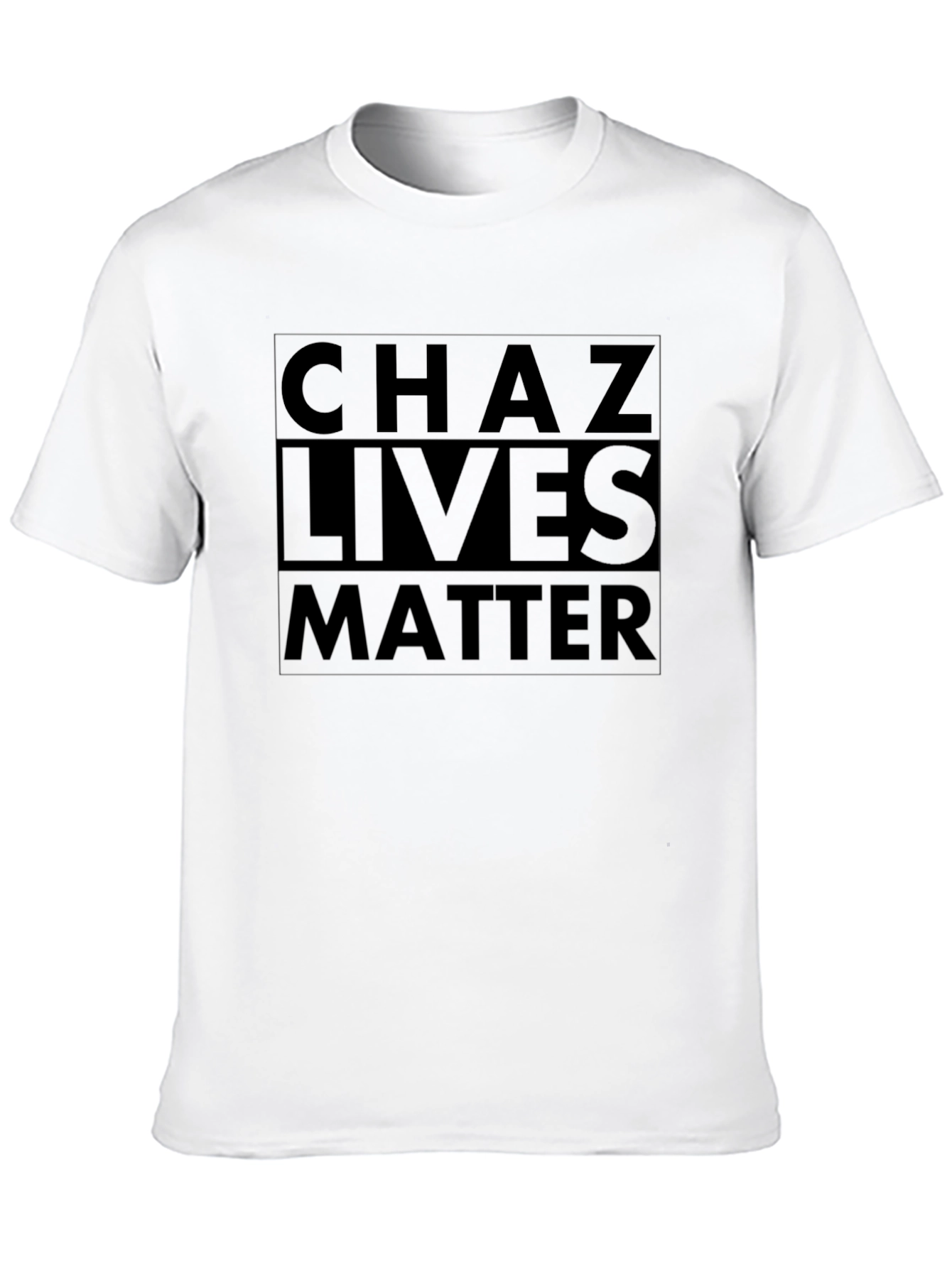 Chaz Lives Matter Black Graphic Tee - Modern Casual