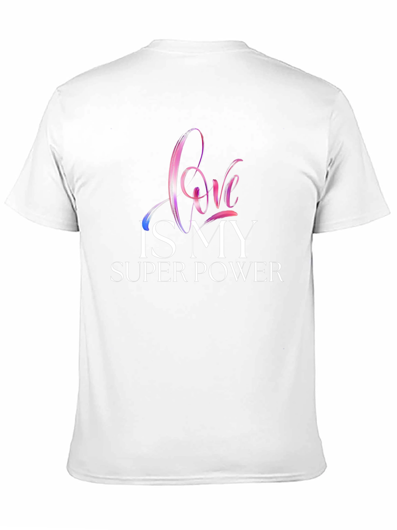 Love Is My Superpower Black T-Shirt