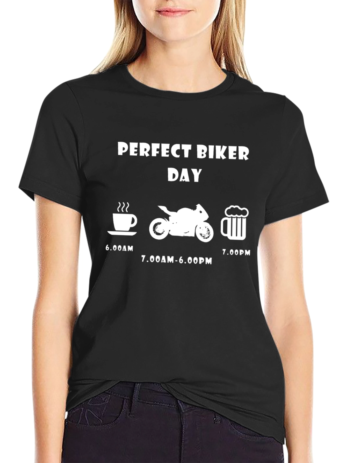Perfect Biker Day Graphic Tee
