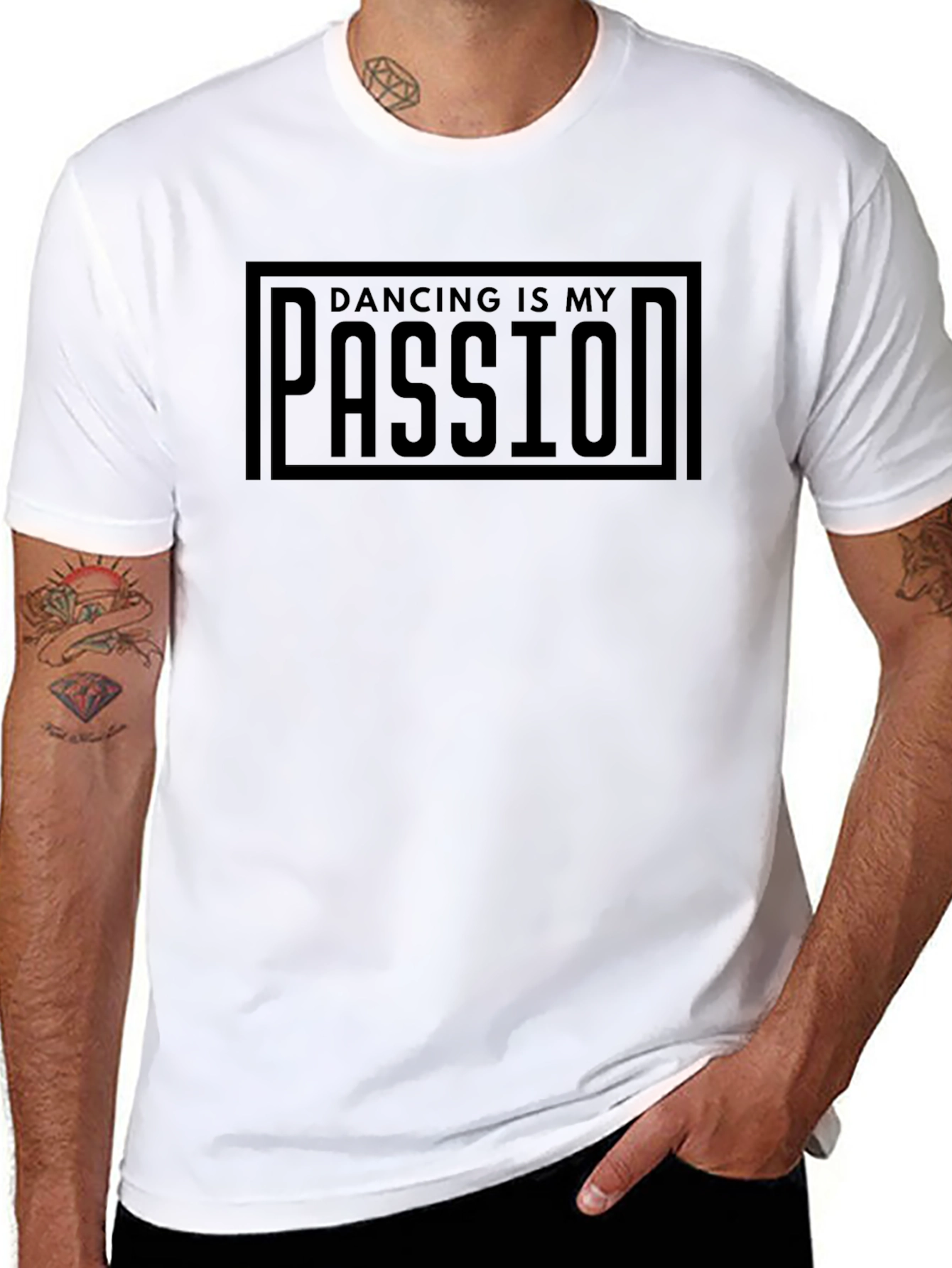 Dancing Is My Passion Black T-Shirt