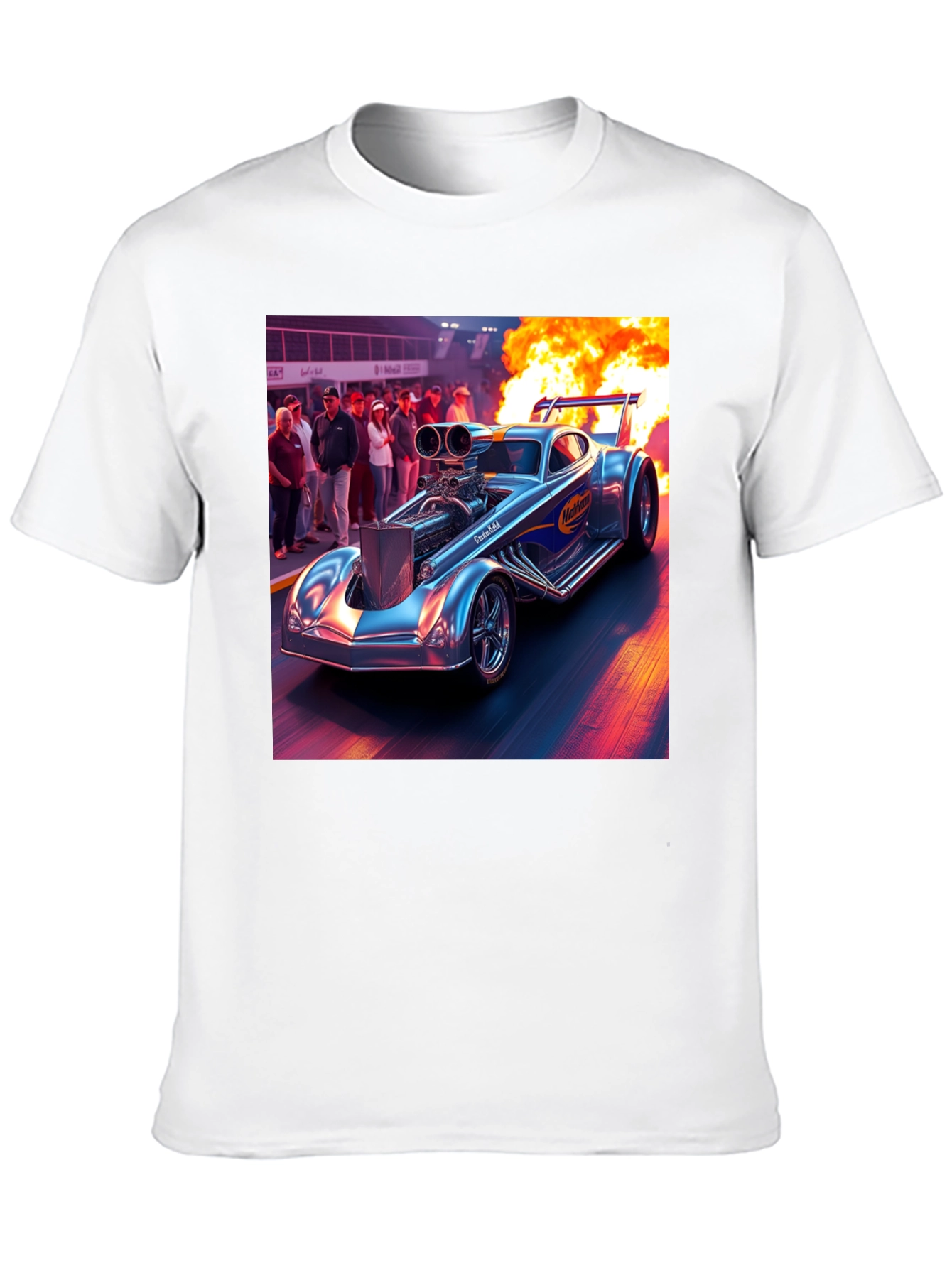 Nitro Funny Car Graphic Tee - Burn Rubber!
