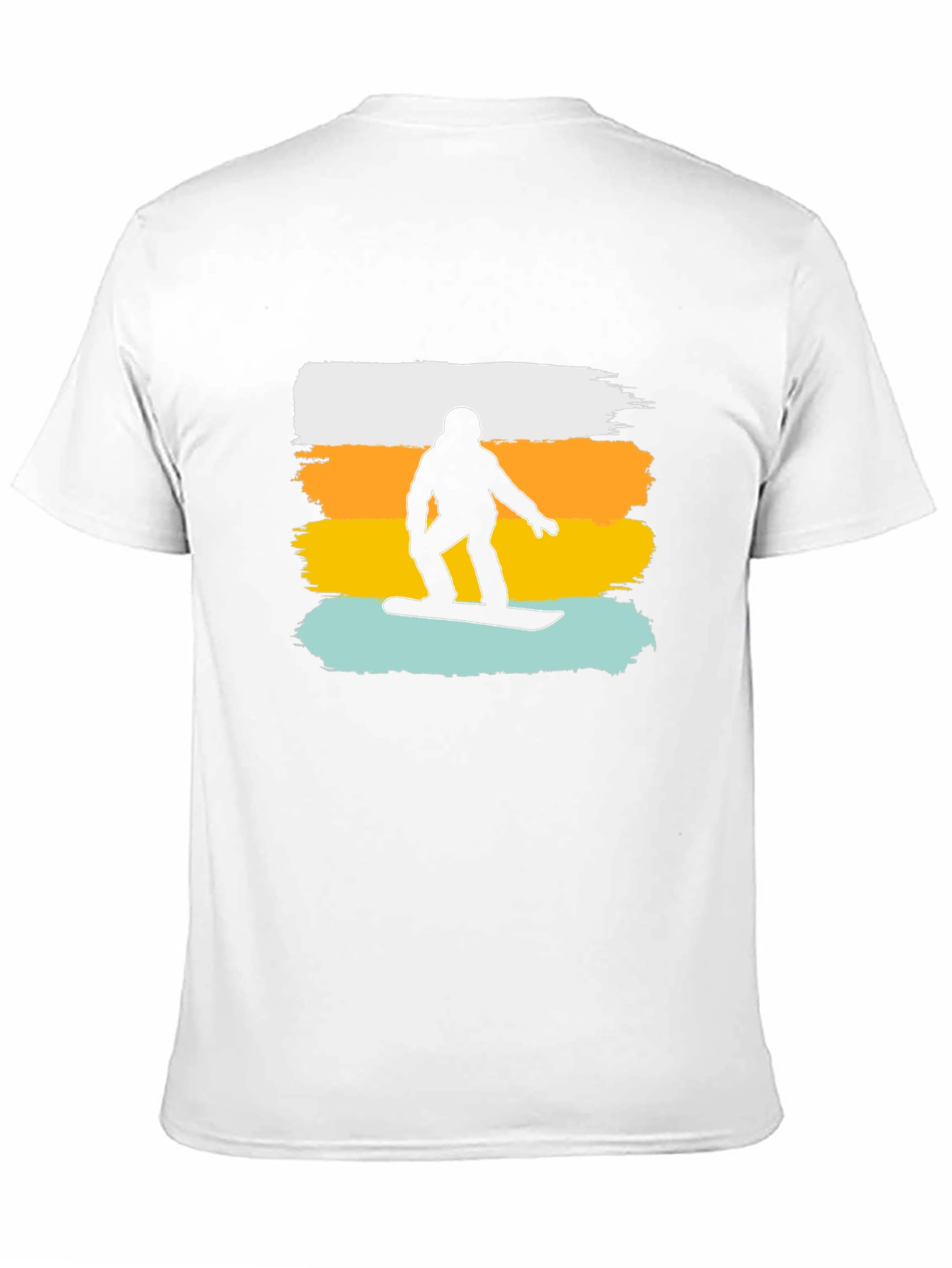 Snowboarder Graphic Tee - Black Casual Shirt