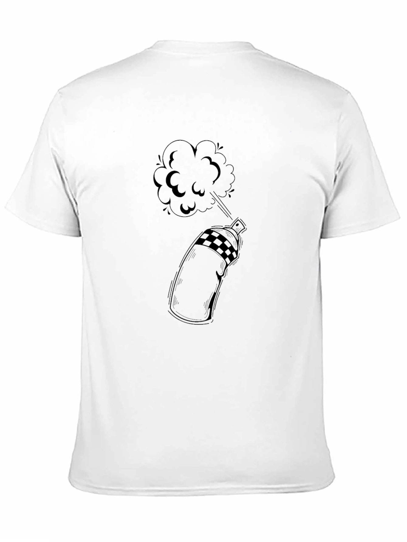 Cool Graphic Tee - Spray Paint Design