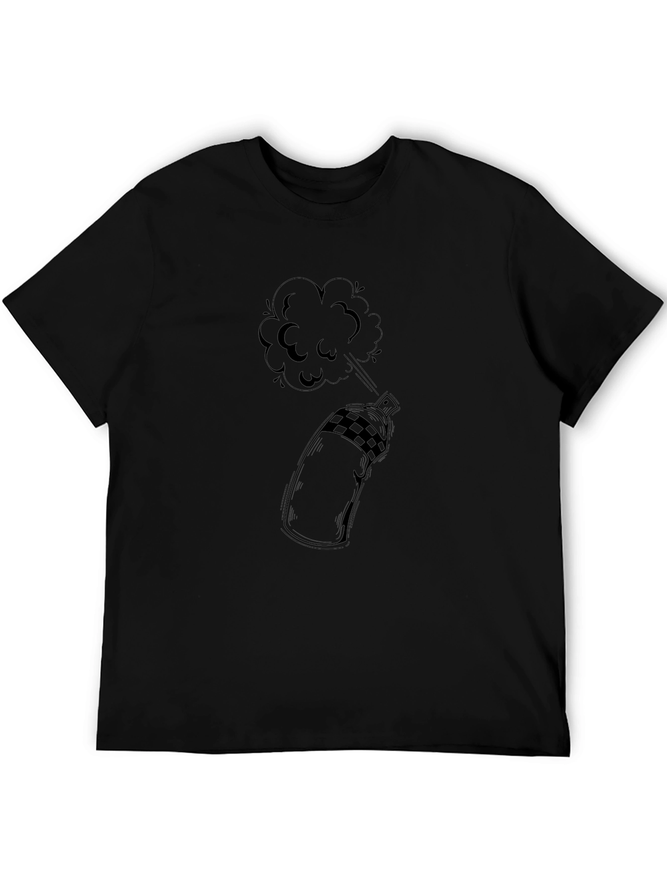 Cool Graphic Tee - Spray Paint Design