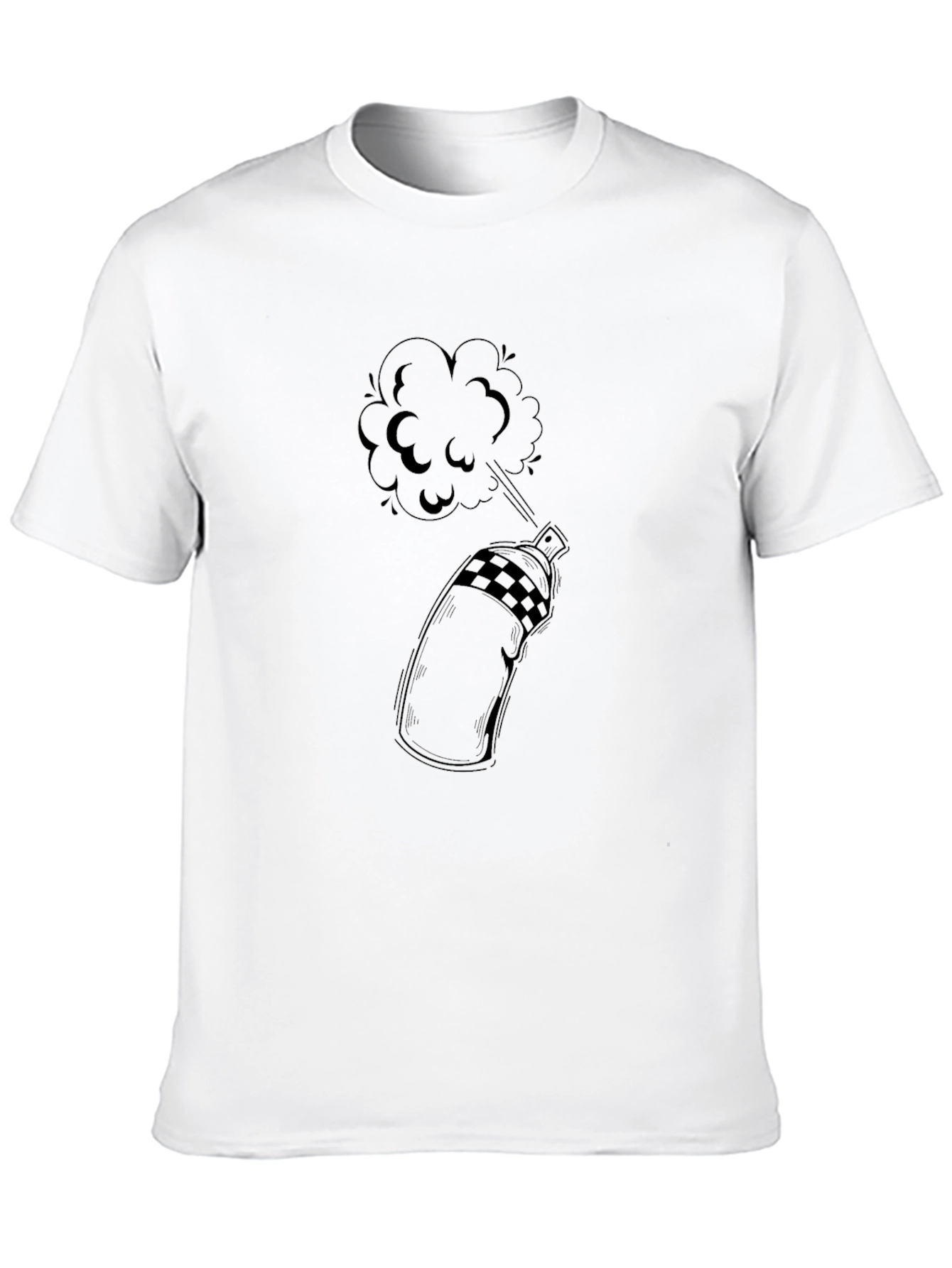 Cool Graphic Tee - Spray Paint Design