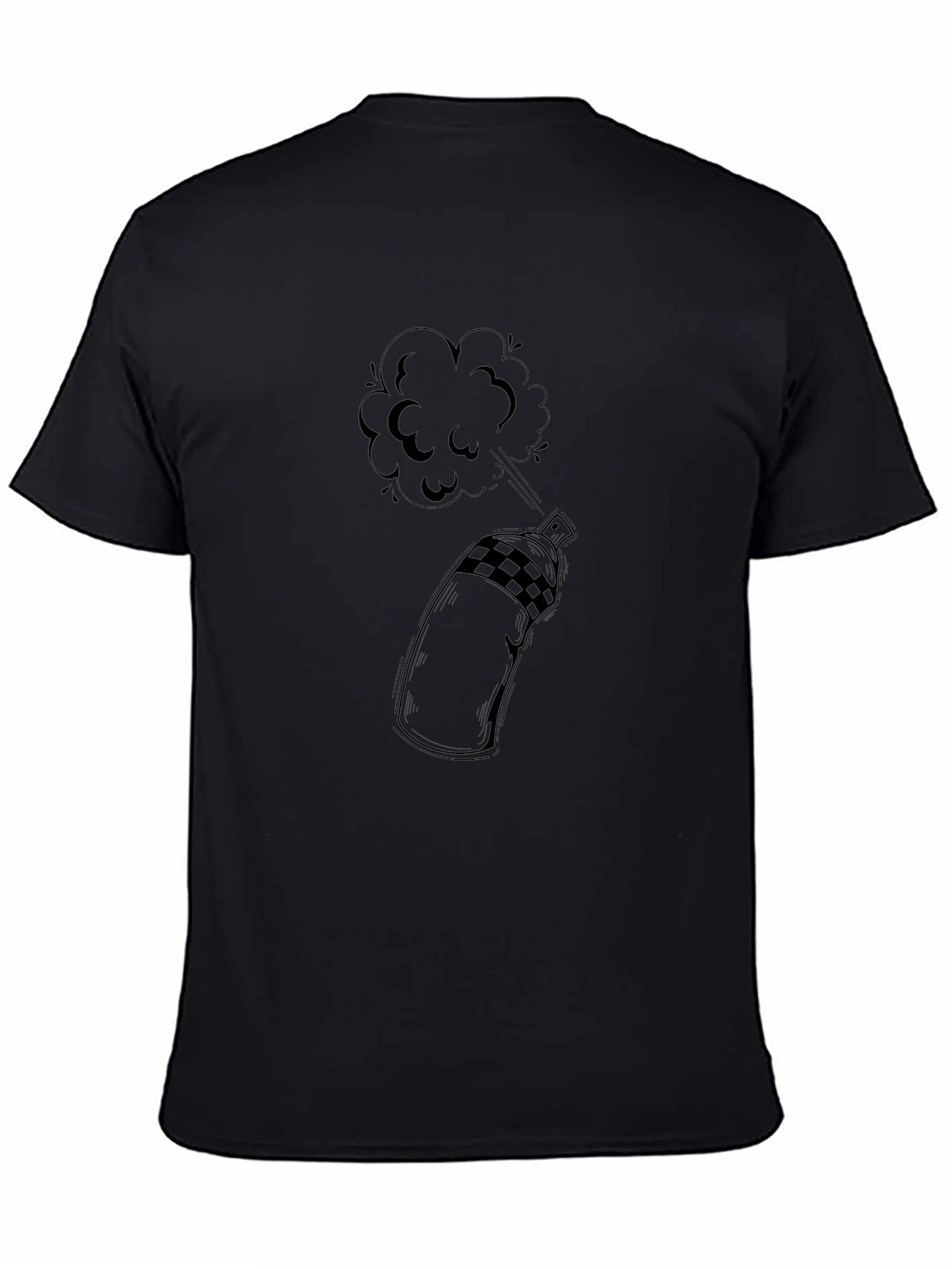 Cool Graphic Tee - Spray Paint Design