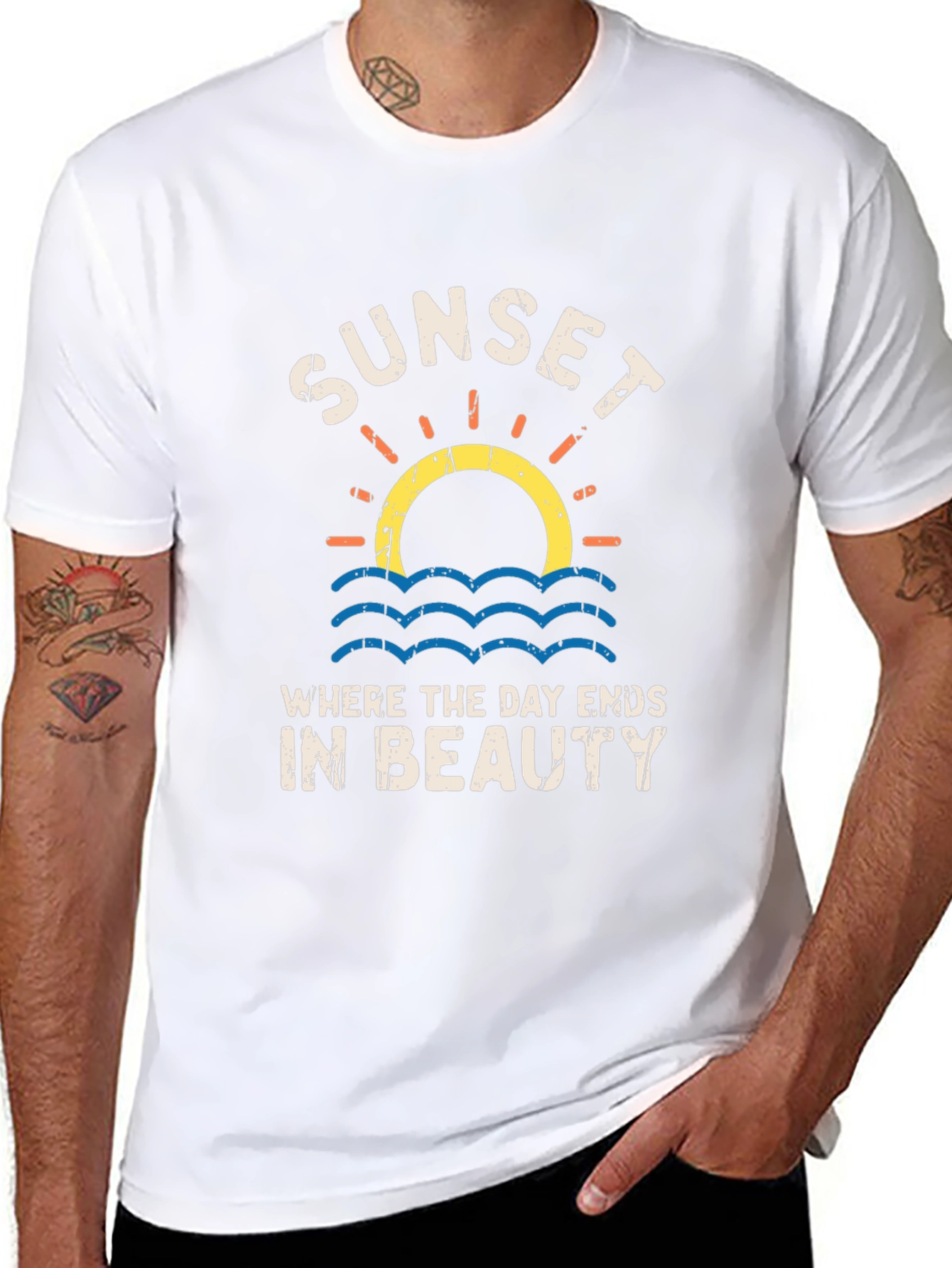 Sunset Where the Day Ends T-Shirt
