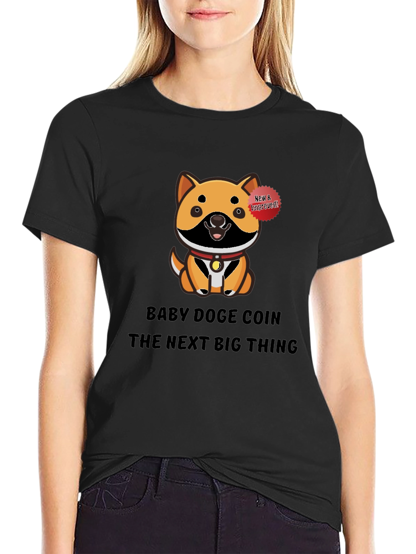 Baby Doge Coin Black T-Shirt - Next Big Thing