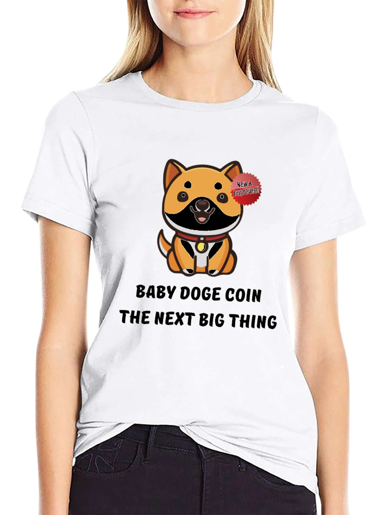 Baby Doge Coin Black T-Shirt - Next Big Thing
