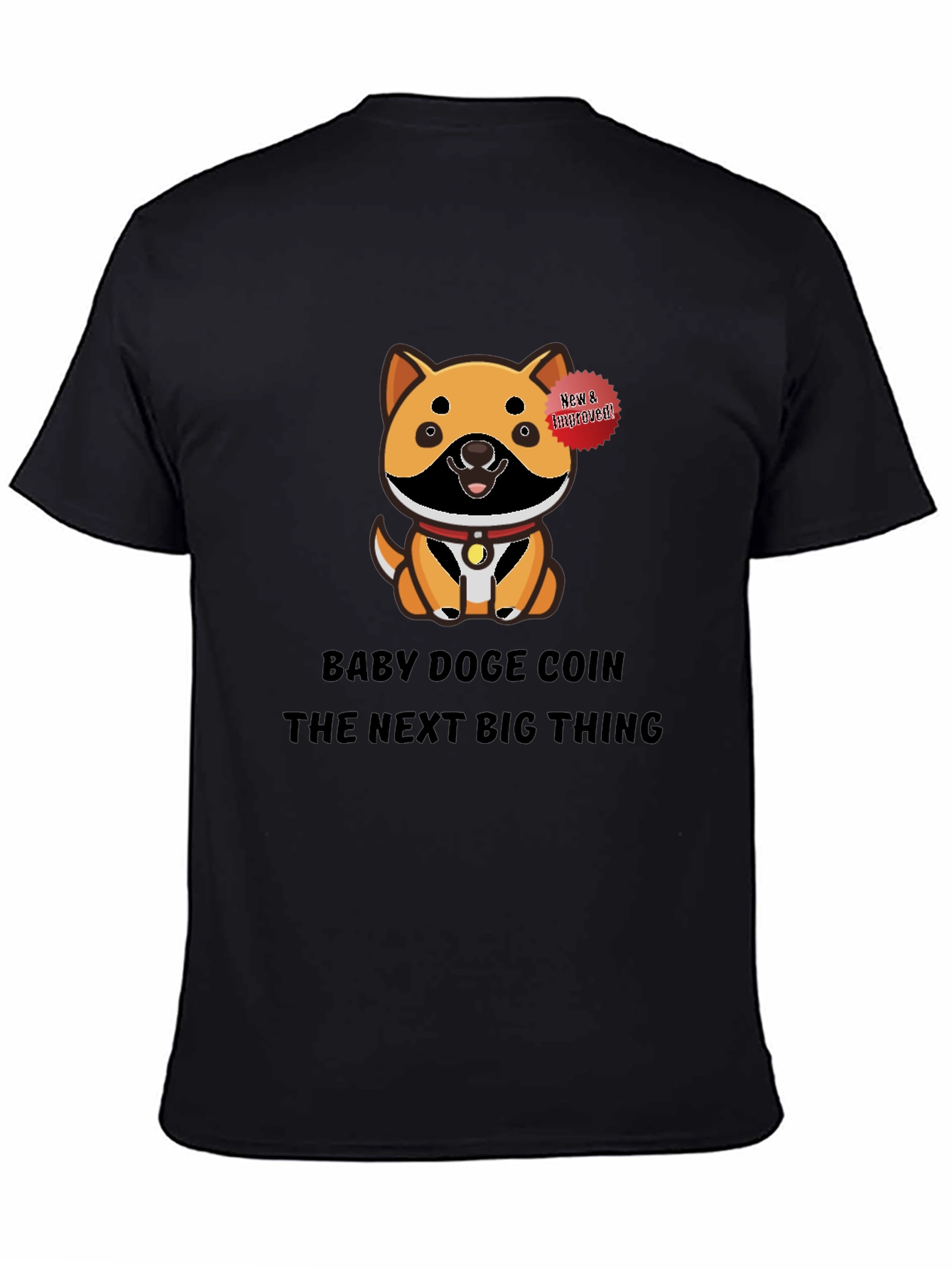 Baby Doge Coin Black T-Shirt - Next Big Thing