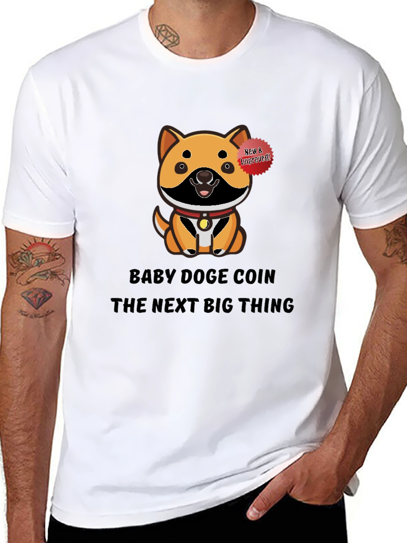 Baby Doge Coin Black T-Shirt - Next Big Thing