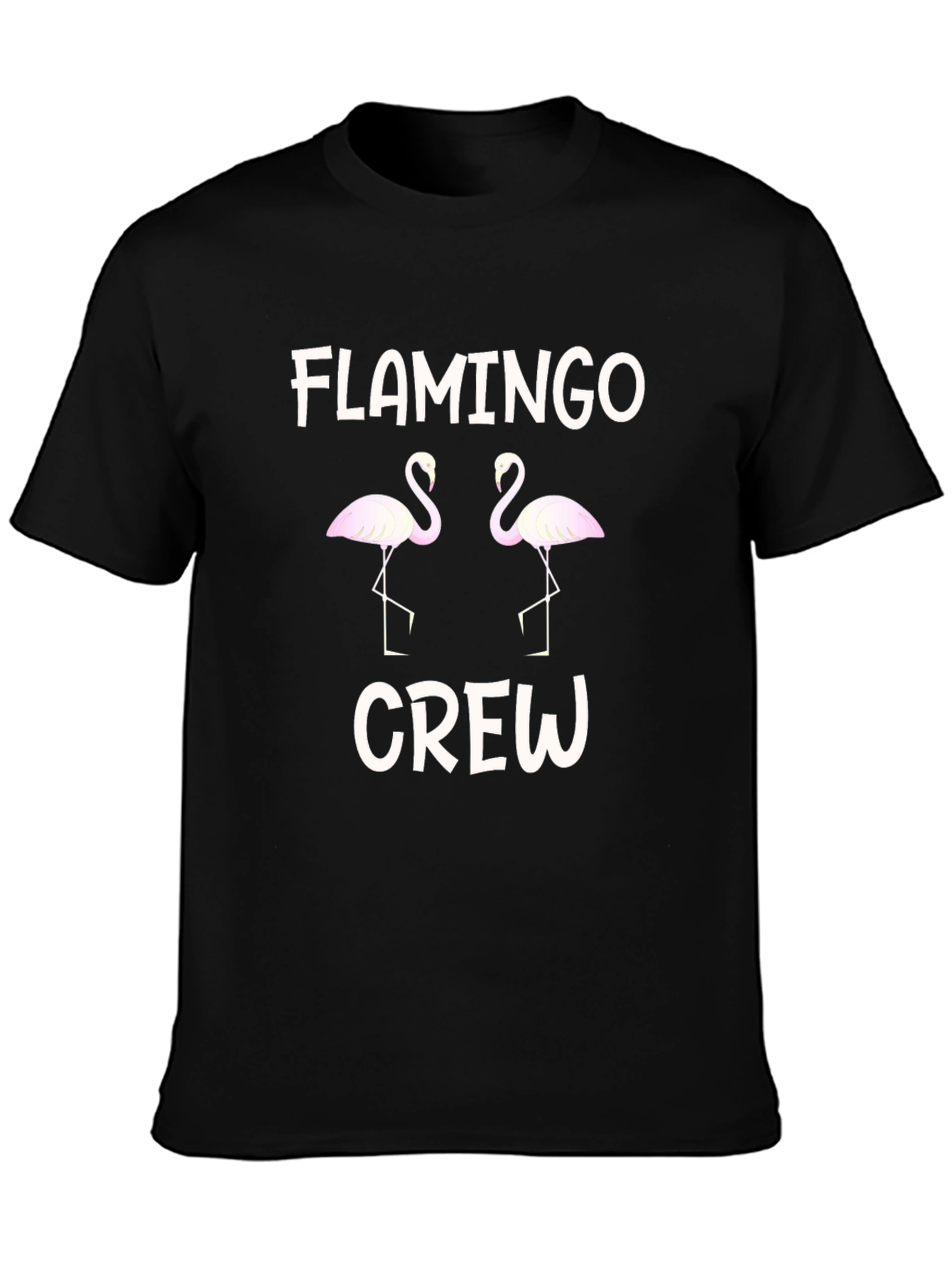 Flamingo Crew T-Shirt - Fun Novelty Tee