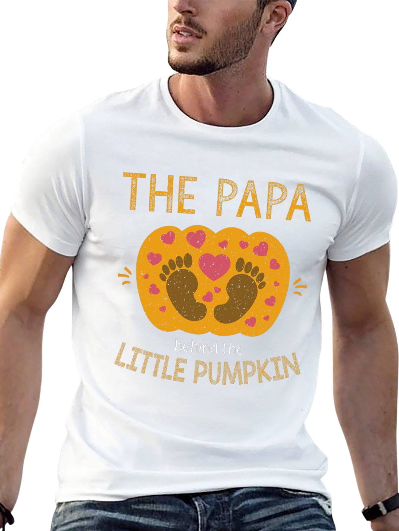 Papa Behind the Little Pumpkin Shirt