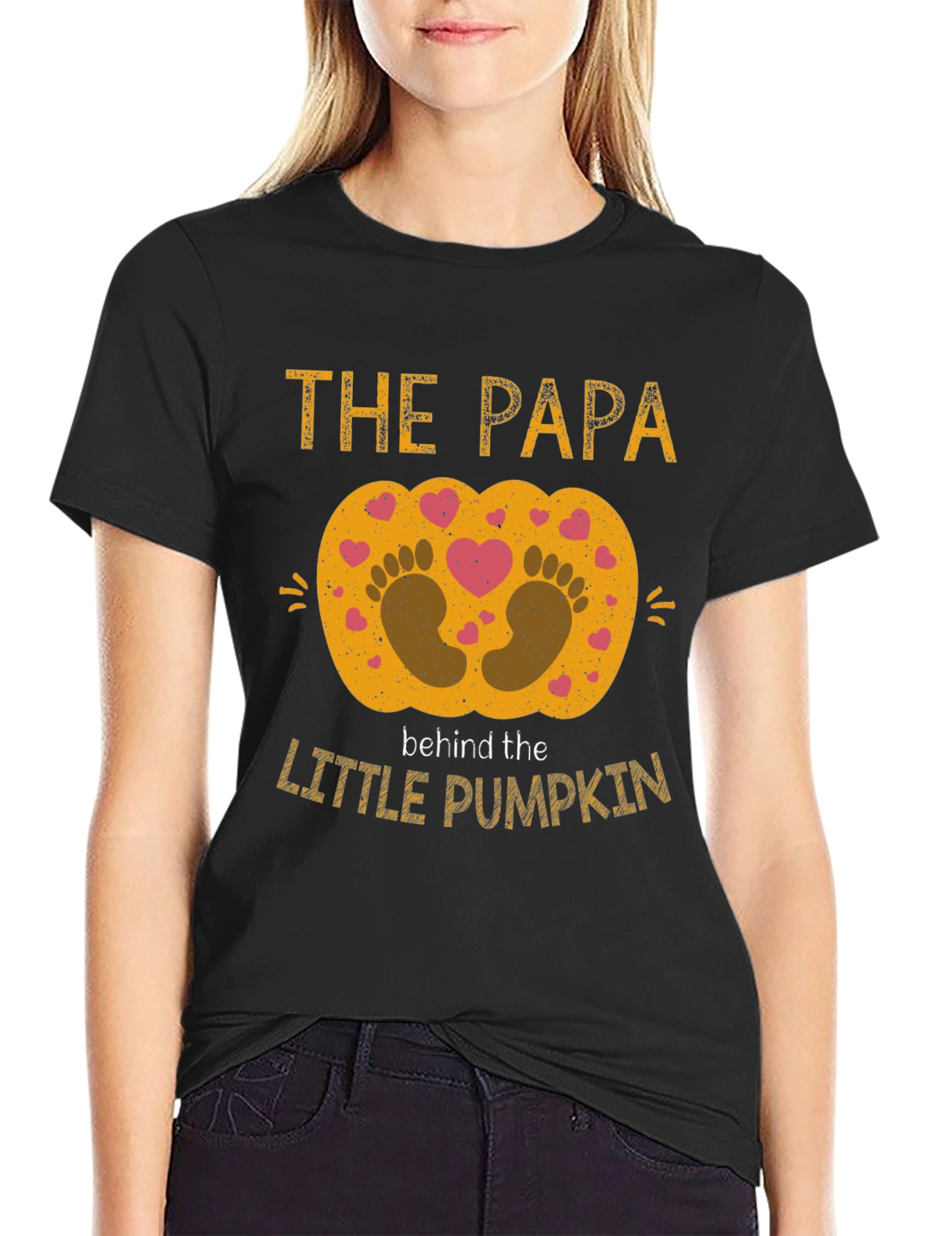 Papa Behind the Little Pumpkin Shirt