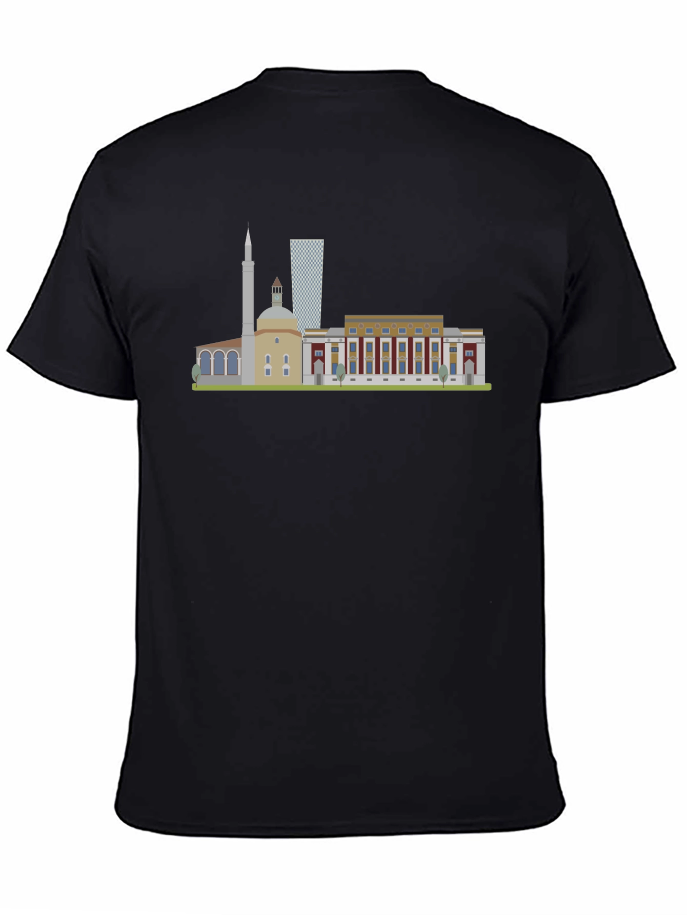 Tirana Albania Skyline Graphic T-Shirt