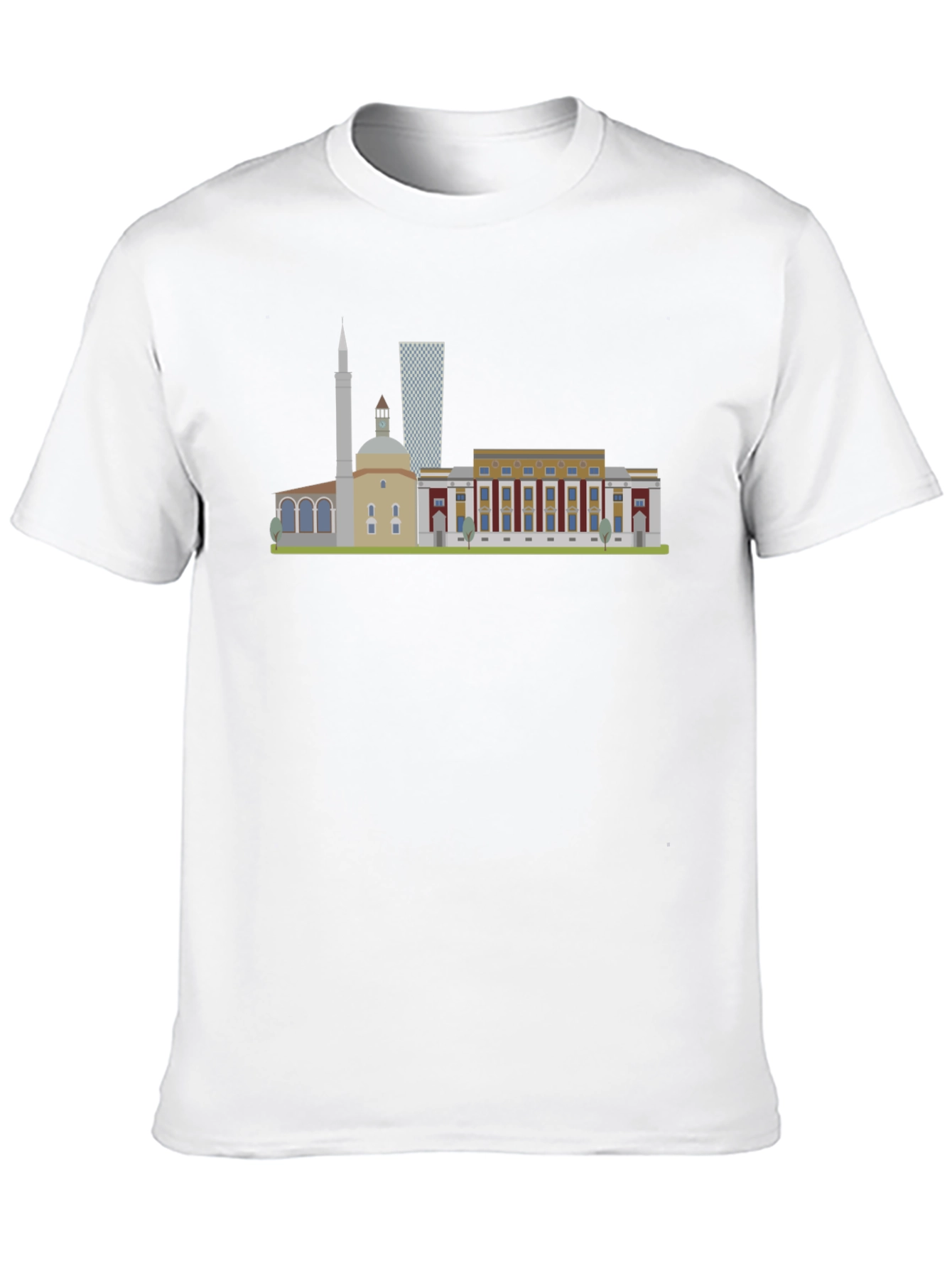 Tirana Albania Skyline Graphic T-Shirt