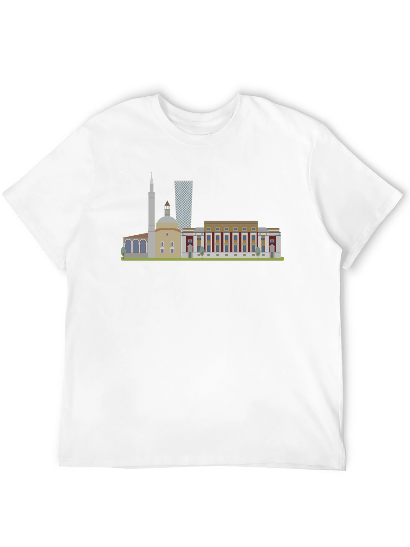 Tirana Albania Skyline Graphic T-Shirt