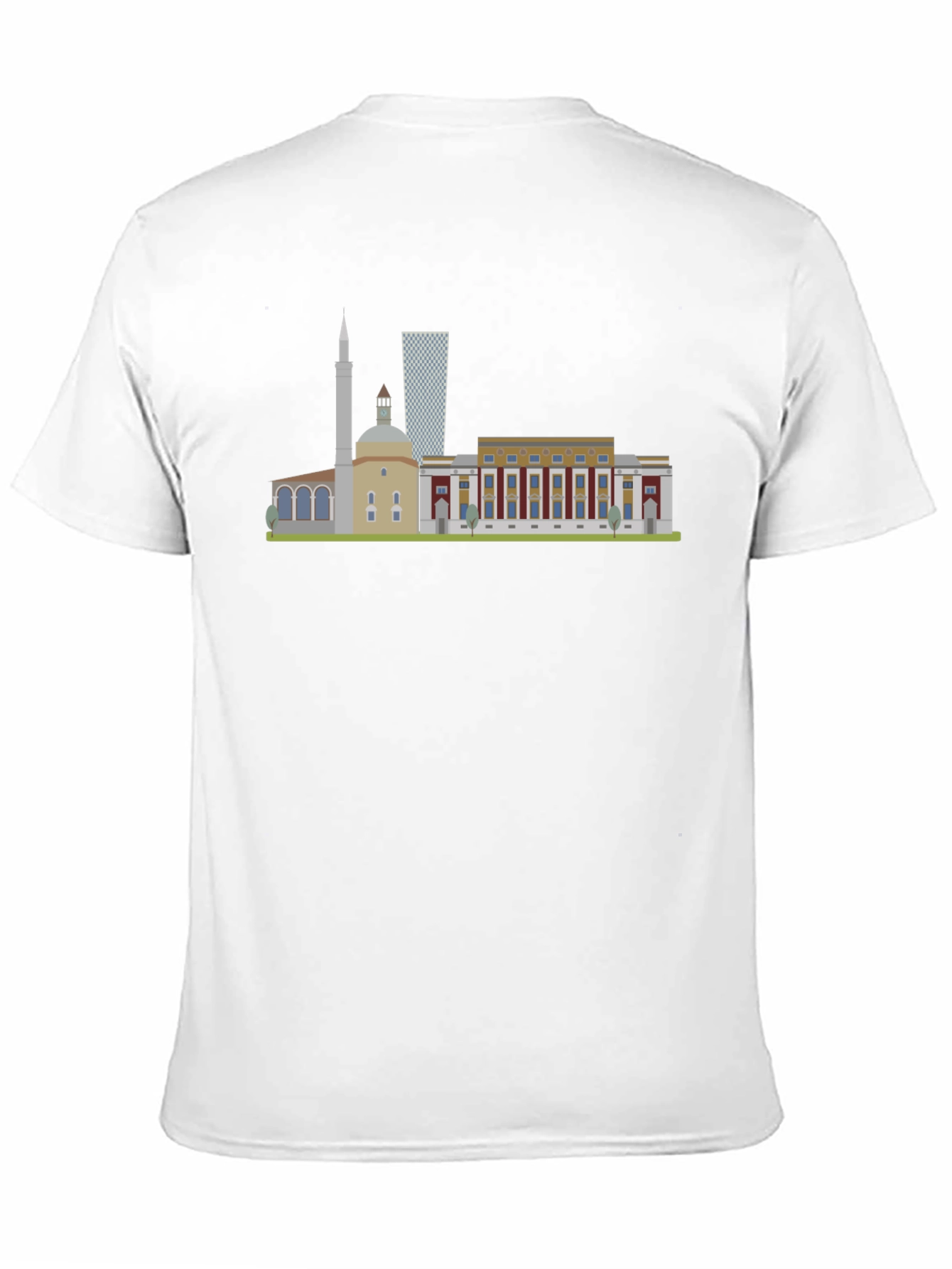 Tirana Albania Skyline Graphic T-Shirt