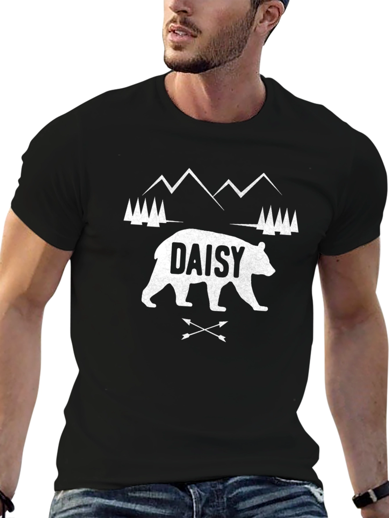 Daisy Bear Graphic Tee - Outdoor Adventure T-Shirt