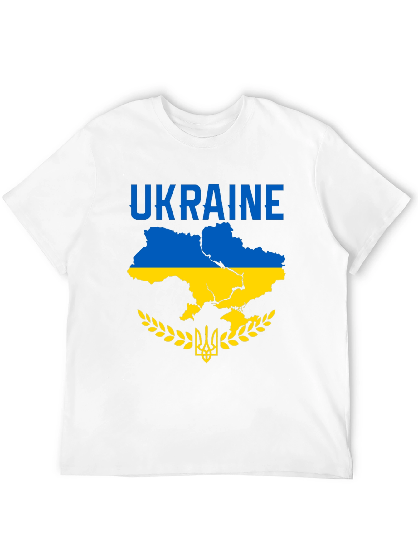 Ukraine Map T-Shirt - Black Unisex Tee